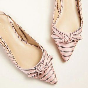 ANN TAYLOR HERMIONE SLINGBACK FLATS 8.5 NIB